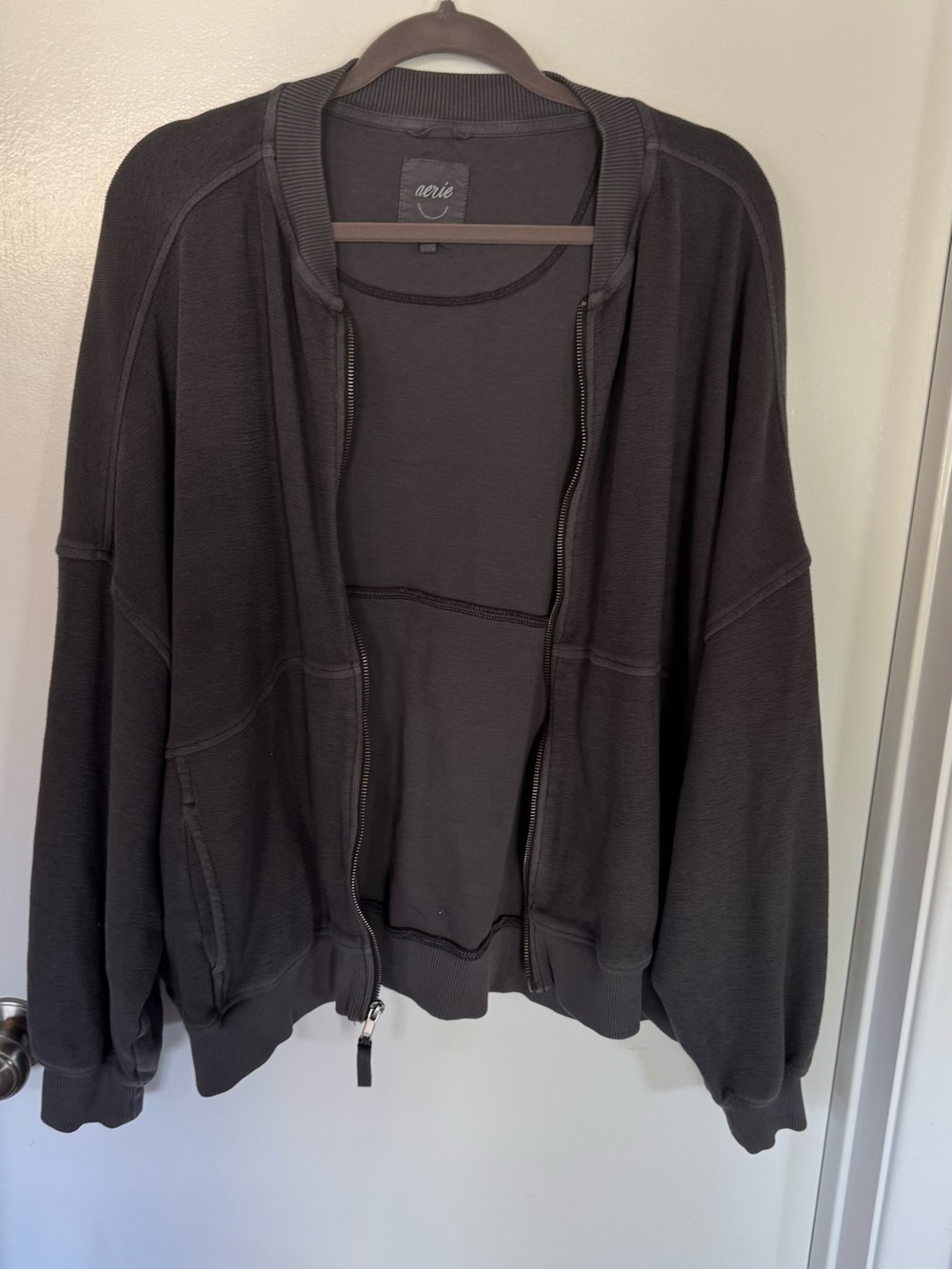 aerie Relaxed Zip-Up Sweatshirt